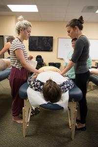 Alternative Medicine School Student with Professor