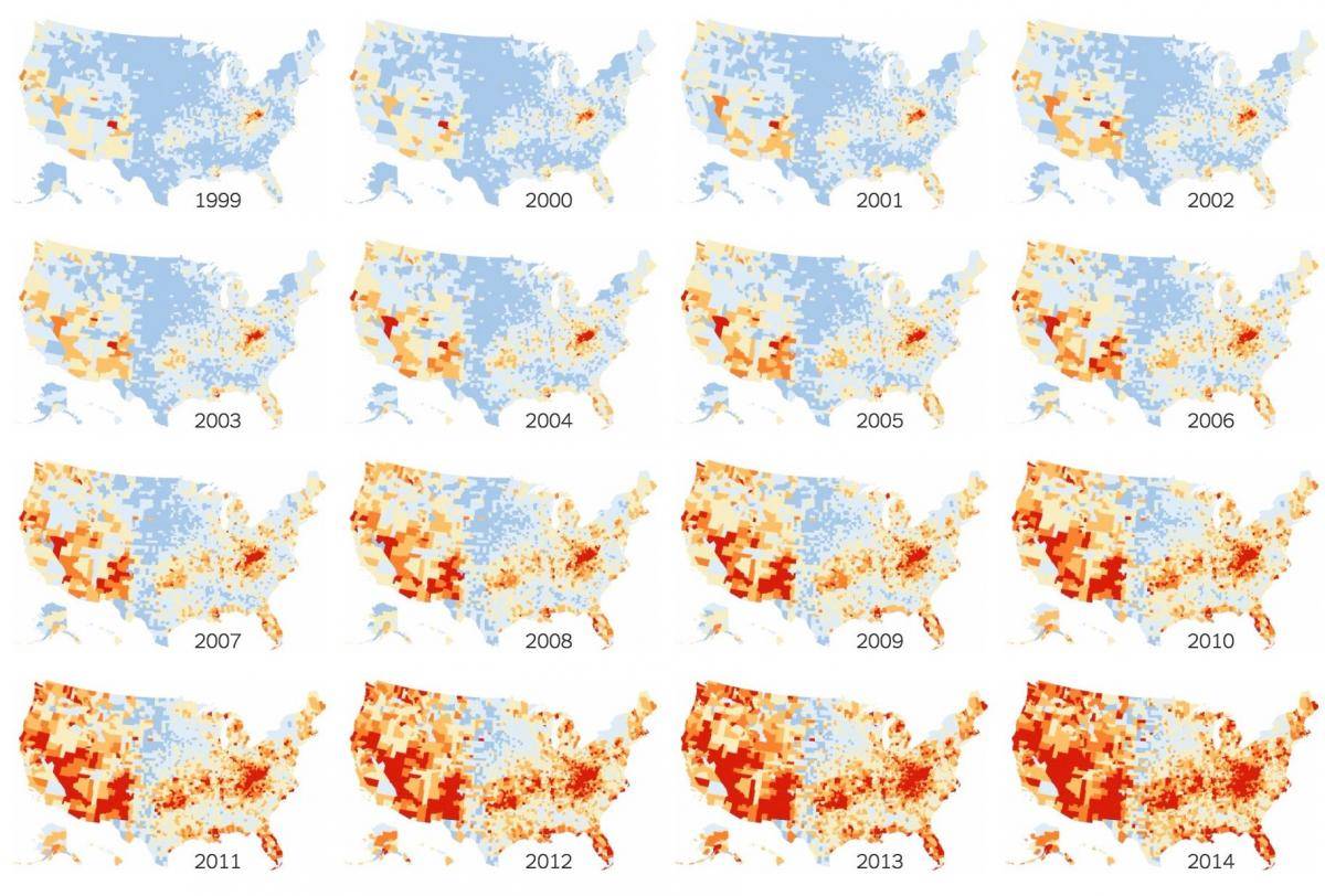 opioid deaths increase across america