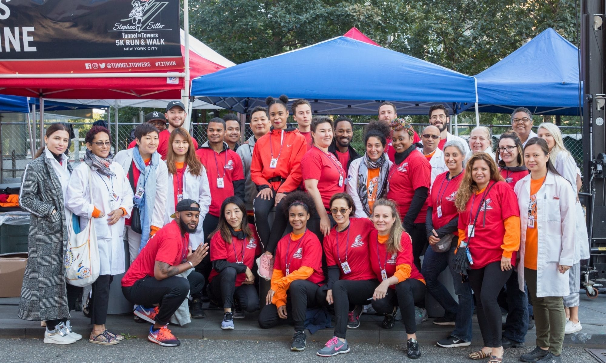 PCOM's Tunel to Towers 5K Run/Walk Treatment Team