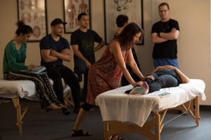 Massage school teaching techniques for depression and anxiety.