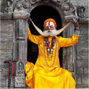 A traditional Indian yogi