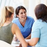 Nurse consult with patients - master of science in nursing